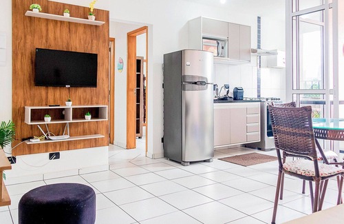Centro Apartment | Incrível Apto com piscina e churrasq em Ubatuba/SP