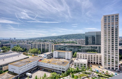 Seebach Apartment | Incredible Oerlikon 1BR w/Storage & W/D, nr Market, by Blueground