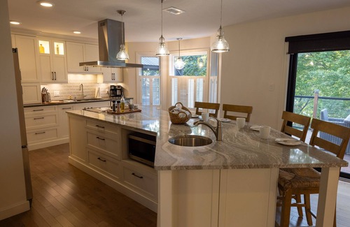 Fredericton House | Incredible Waterfront Property in the City, Trail, Boat-in/out, View, Fire Table