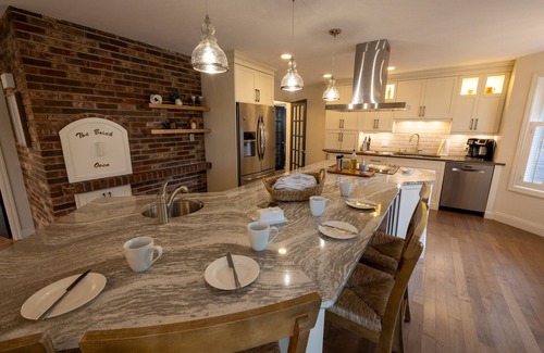 Fredericton House | Incredible Waterfront Property in the City, Trail, Boat-in/out, View, Fire Table