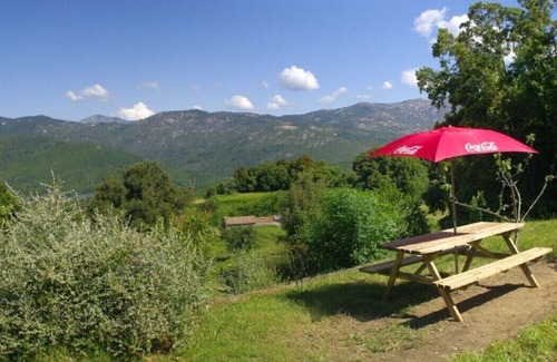 Ucciani Bed & Breakfast | Independent furnished BEDROOM, linen and parking included 30km AJACCIO and BEACHES