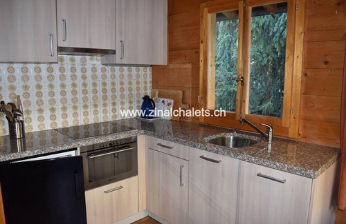 Zinal Ski Chalet | Individual chalet in Zinal - 1 bedroom with a double bed (140x200) - 1 bedroom with 2 beds - 1 bedro