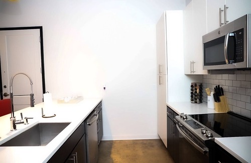 Five Points South Apartment | Industrial Loft Downtown | Stylish & Convenient