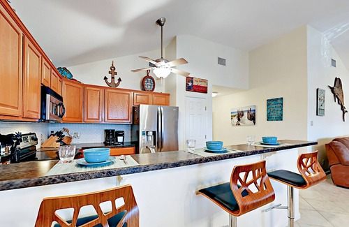 Leeward Sands House | Inviting House w/ Balcony & Large Fenced Backyard - Views of Wetlands