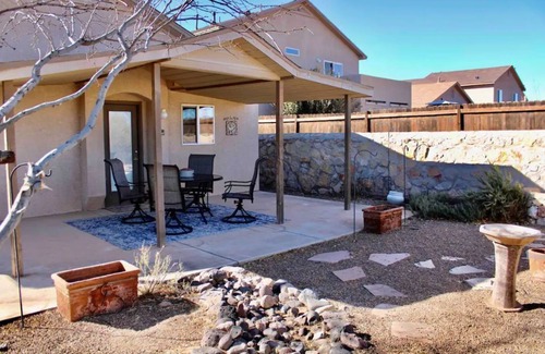 Las Cruces House | Invitingly Comfortable- Fireplace, WiFi, Mtn Views