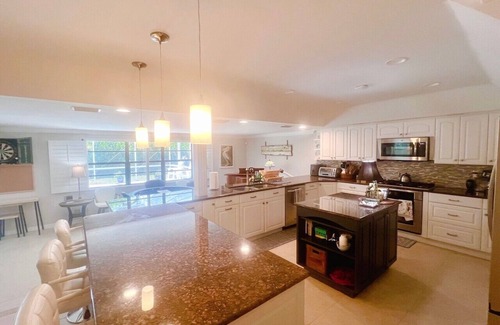 South Beach House | Island living, steps to your own private beach! Beautiful home sleeps 6-8.