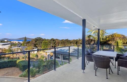 Fingal Bay House | Island View Large Family Home Pool WI FI and Sweeping Views of Fingal