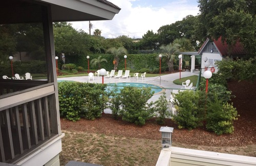 Isle of Palms House | Isle of Palms beach house next to pool/tennis court with Ocean view