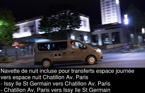 Issy-les-Moulineaux House | Issy Citea Access dayuse Room - Work and Day Rest Timeshare - 2 min tram - Formule Temps Partagé - Navette ile d'Issy Avenue Paris 92320 espace nuit