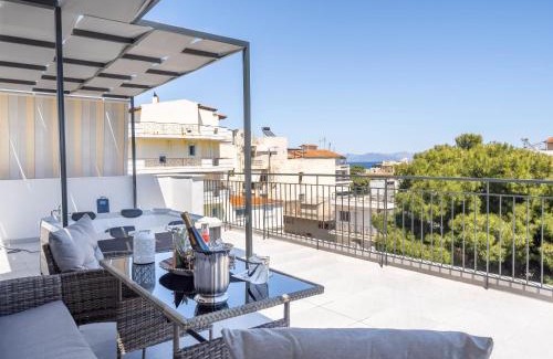 Spata-Artemida Apartment | JACUZZI penthouse - King's view
