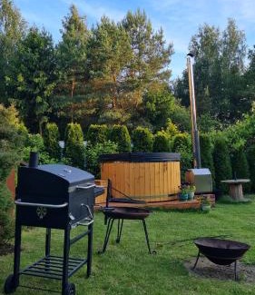 Januszkowo House | Jacuzzi, trasą S7 w 2h z Warszawy i Gdanska, Jadamowo holidaymazury nad jeziorem Mielno