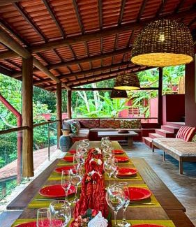 Morro de Sao Paulo House | Jardim Botânico Casa Rossa Bungalows & Apartments