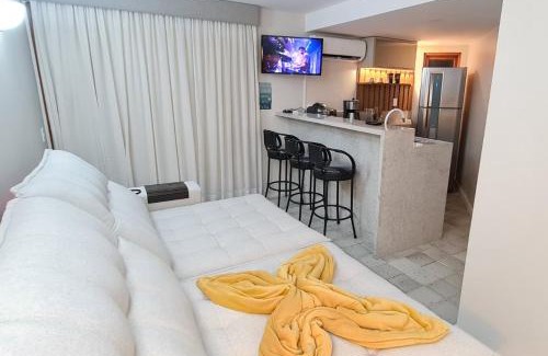 Jatiuca Apartment | JATIÚCA SUITES RESORT - Flat FRENTE MAR