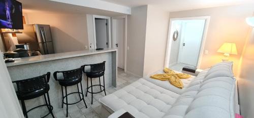 Jatiuca Apartment | JATIÚCA SUITES RESORT - Flat FRENTE MAR