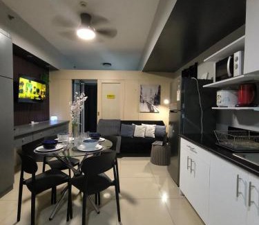 Bel-Air Apartment | Jazz Residences Tower 1BR Big Cut Grey Avenue