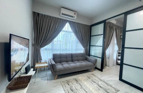 Downtown Kota Kinabalu Apartment | Jesselton Quay, Entire Apartment, 2Bedrooms, 4-5pax, Mountain View