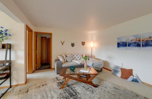 Juneau Apartment | Juneau Apartment - Walk to Hiking and Breweries