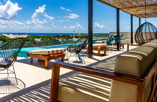 Ejidal Apartment | Kaab studio with amazing roof top pool with view