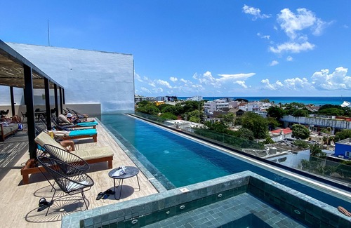 Ejidal Apartment | Kaab studio with amazing roof top pool with view