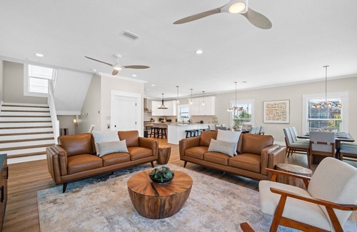 Mexico Beach House | Kaleidoscope: 6 BR in MB- Beachfront, Pri. Pool, Sleeps 24, Pet Friendly!