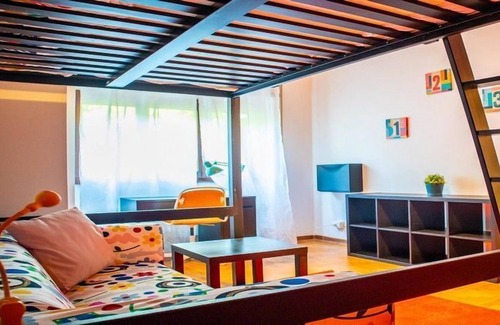 Quartiere XVII Trieste Apartment | KAMCHŪ APARTMENTS VILLA CHIGI: PRIVATE DOUBLE BEDROOM, LOUNGE AREA with SOFA #L2