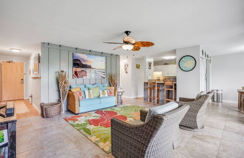 Hanamaulu Condo | Kaua'i Beach Villas E7, 2-BR, Ground Floor, AC, Lagoon Pools, Walk to Beach