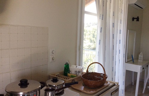 Leivathos Apartment | Kefalonia studios in orchard, top floor. Spartia Kefalonia Greece