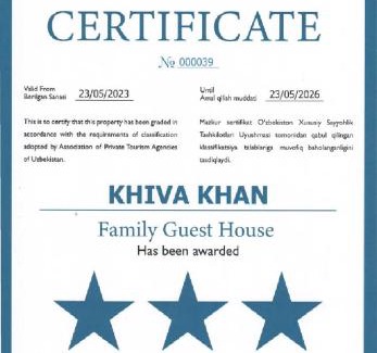 Khiva House | Khiva Khan Hotel