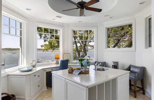 Vanderhorst Plantation House | Kiawah Riverfront Home with Private Dock + Pool and Spa