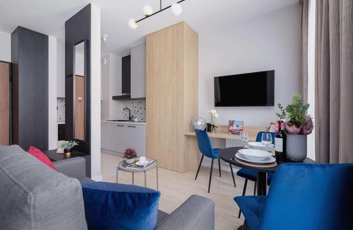 Podgorze Apartment | Kiełkowskiego 8 | Tasteful Studio | Desk