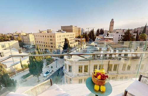 Mamilla Apartment | KING DAVID RESIDENCES-Luxurious Apartment with JLM walls Views