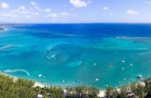 Pointe aux Canonniers Apartment | Kisana Residence - Studio with spacious balcony shared pool garden