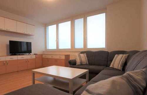 Nove Mesto Apartment | Koloseo residence. Free parking. Lake view.