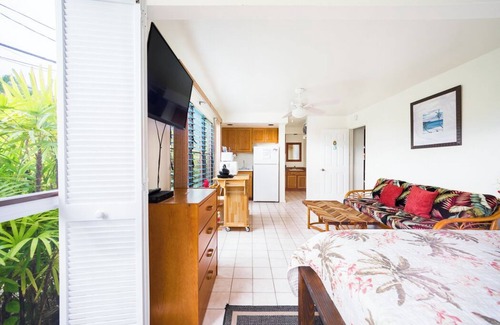 Kahaluu Bay Apartment | Kona coast studio, low Aug rate, Free Parking, free HS-WIFI walk to Magics beach