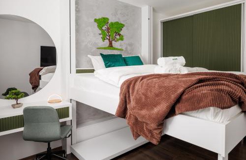 Brasov Apartment | Kronsmart Apartment - Cozy Fireplace and Free Parking