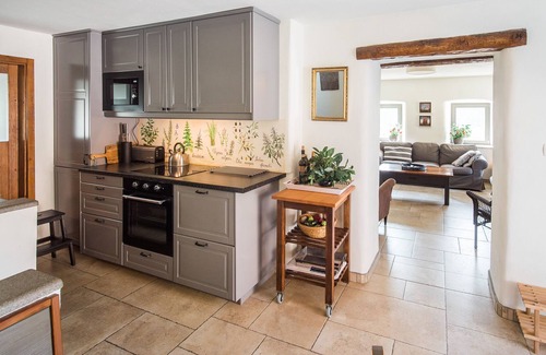 Tolmin House | Kuninez, house on top location with summer kitchen