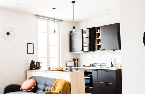 Fontenay-le-Comte Apartment | ⭐️L'audacieux⭐️studio renovated fully equipped ⭐️ city center close to amenities