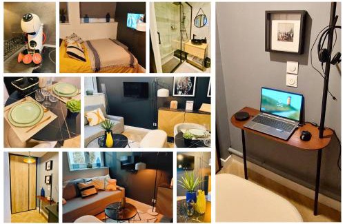 Rouen City Centre Apartment | L'Aurore Berbère, hypercentre de Rouen, au calme