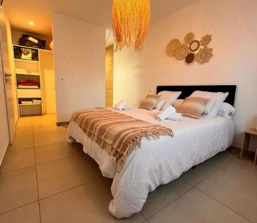 Thuir Villa | L'Eden des Aspres Villa plain pied T4 avec Jardin, terrasse & BBQ