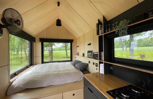 Loches-sur-Ource Ski Chalet | L'Envolée Ecolodge, tiny house au coeur des vignes