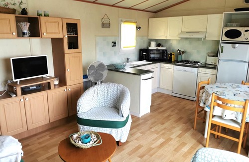 Brem Sur Mer House | L'Evasion - Mobil Home - Heated pools