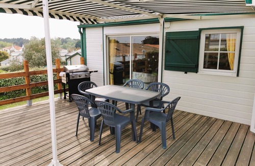 Brem Sur Mer House | L'Evasion - Mobil Home - Heated pools