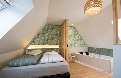 Haguenau Apartment | L'Exotique Baignoire Double Cozy Duplex