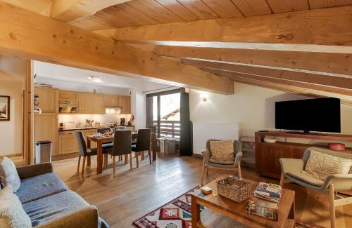 Vallorcine Apartment | l'Ours Bleu B33 ski -in ski -out - Happy Rentals