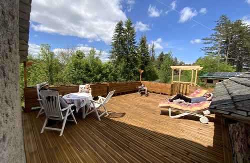 Saint-Georges-de-Levejac Bed & Breakfast | L'Oustaliere, Chambre CÉLINE, spa and sauna access