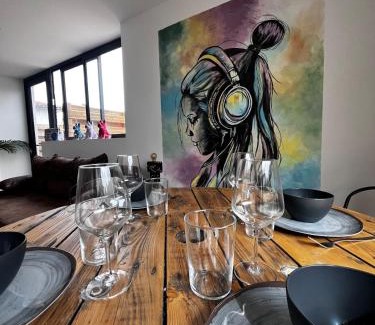 Montauban Apartment | La folie douce Jacuzzi et clim