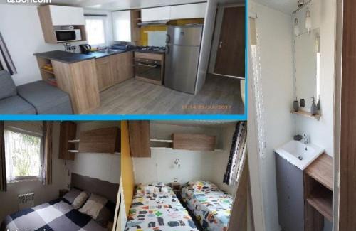 Saint-Julien-en-Born Other | La Lette fleurie - Mobil home Spacieux climatisé 6-8 personnes tout équipé en camping 4 étoiles