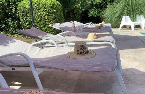 Les Restanques Villa | "LA SOKINA " Grimaud seaside, gulf St Tropez, heated swimming pool 8 persons