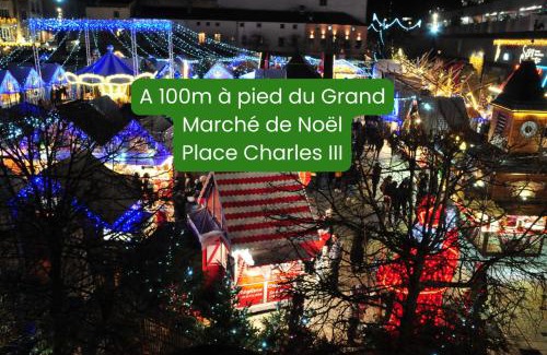 Saint Nicolas - Charles III - Ville vieille - Trois Maisons - Leopold Apartment | La Suite Saphir – spa privatif