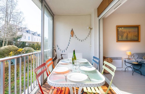Morbihan Apartment | La Trinité/Mer, 4-room apartment -90m²-Port view